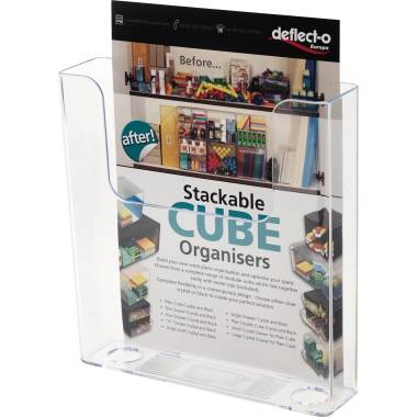 Deflecto Prospekhalter 76301 DIN A5 freistehend /Wandmontage-1