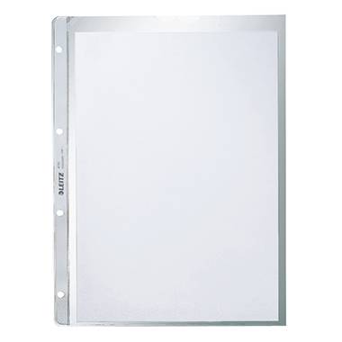 Leitz Prospekthülle 47810003 DIN A4 Lochseite offen 0,13mm PP farblos-2