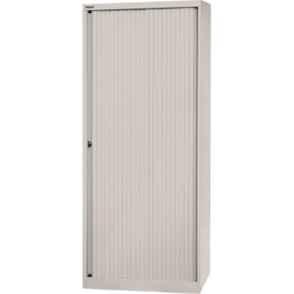 Bisley Rollladenschrank EuroTambour, 4 Fachböden, 5 OH, B 800 mm, Farbe Korpus l