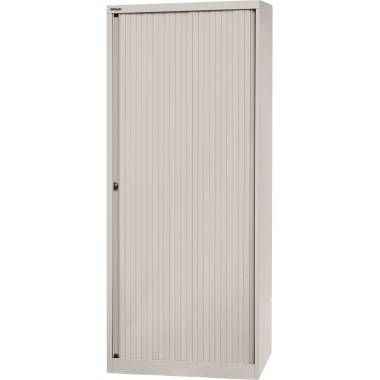 Bisley Rollladenschrank EuroTambour, 4 Fachböden, 5 OH, B 800 mm, Farbe Korpus l-0