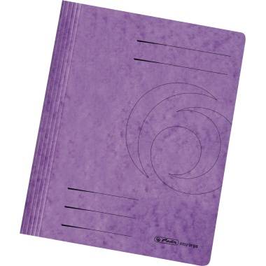 Herlitz Schnellhefter 10902948 DIN A4 Colorspankarton violett-0