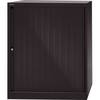 Euro-Rollladenschrank Breite 800 mm 2 Fachböden schwarz. Bisley GmbH 18012349
