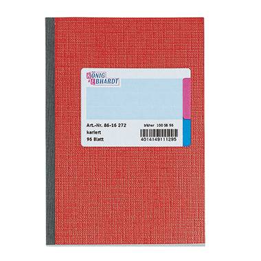 KÖNIG & EBHARDT Kladde, DIN A5, 96 Blatt, kariert-2