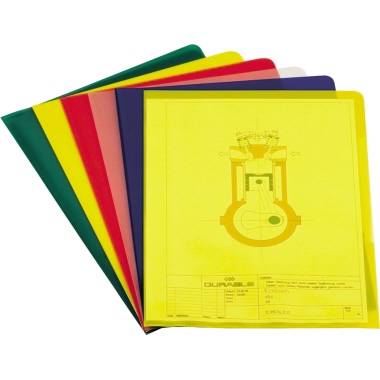 DURABLE Sichthülle 233703 PP rot 100 St./Pack.-1