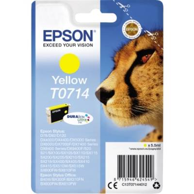 Epson Tintenpatrone C13T07144012 250Seiten 5,5ml gelb