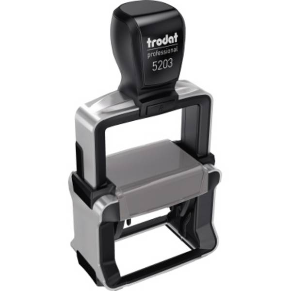 trodat Textstempel 120231 49x28mm 7zeilig sw