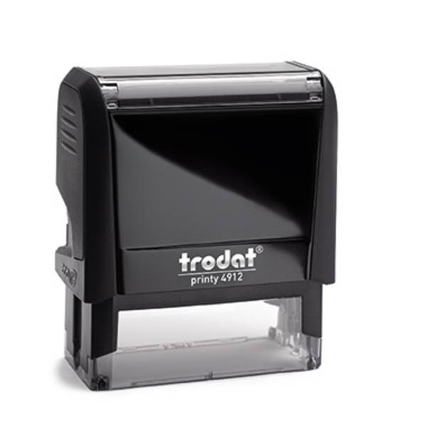 trodat Textstempel PRINTY 4912 4.0 47x18mm Kunststoff sw