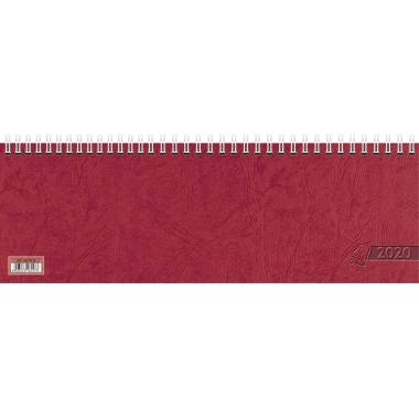 Glocken Tischkalender "Querterminbuch", 2019, rot (6280062)-1