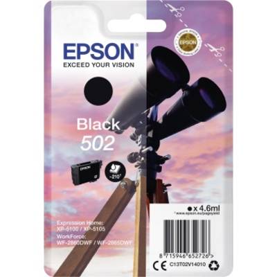 Epson Tinte T02V14, 502 Original  Schwarz C13T02V14010
