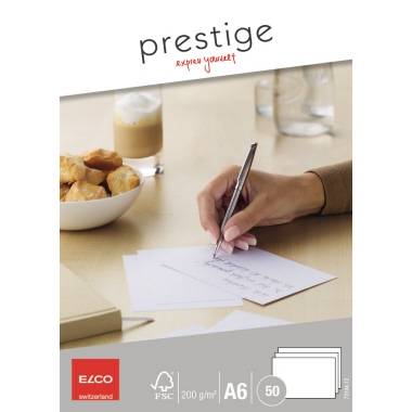 ELCO Karte Prestige 7310412 DIN A6 weiß 50 St./Pack.-2