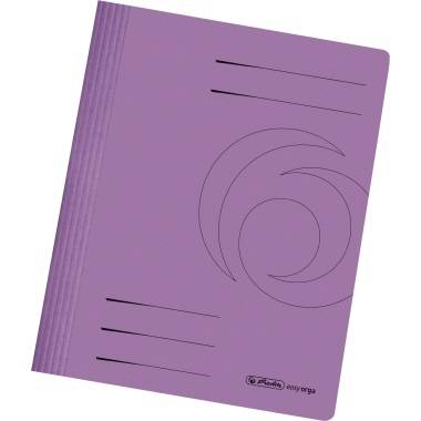 herlitz Schnellhefter easy orga, Manilakarton, lila (10902559)-0