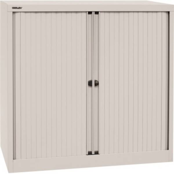 Bisley Rollladenschrank EuroTambour, 2 Fachböden, 2,5 OH, B 1000 mm, Farbe Korpu