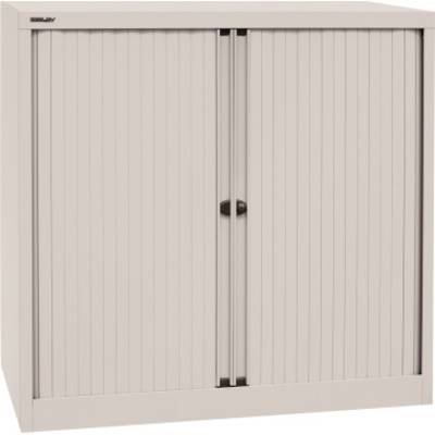 Bisley Rollladenschrank EuroTambour, 2 Fachböden, 2,5 OH, B 1000 mm, Farbe Korpu-0