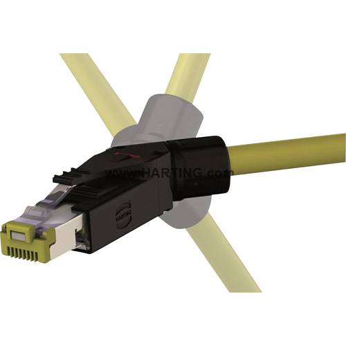 HARTING 09451511561 Sensor-/Aktor-Datensteckverbinder Stecker, gewinkelt Polzahl Sensoren: 8P8C 1 St.