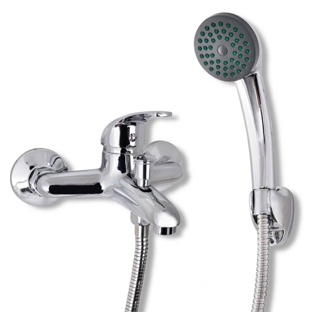 Bad Dusche Mischbatterie Set Chrom-0
