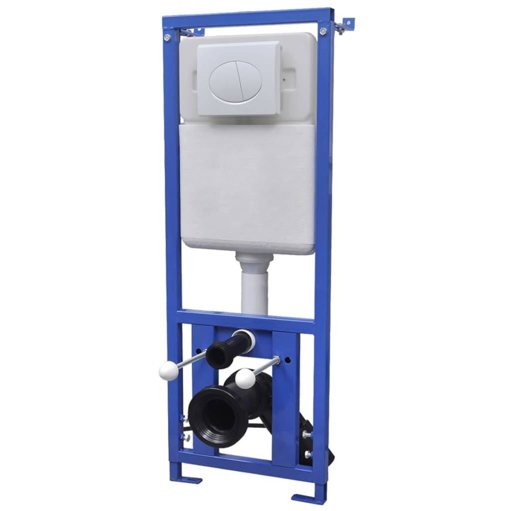 Symbolbild für vidaXL Hänge-Toilette mit Einbau-Spülkasten Keramik Weiß