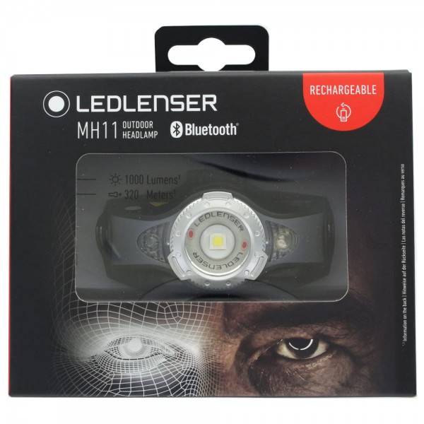 LED Lenser MH11 Stirnleuchte Outdoor Headlamp wiederaufladbar, rechargeable mit Li-Ion Akku, dunkelgrau-1