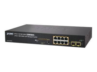 PLANET GS-4210-8P2S - Switch - L4 - managed - 8 x 10/100/1000 (PoE+)-0