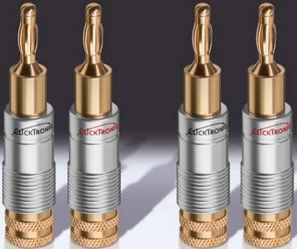Clicktronic Lautsprecherkabel-Stecker 53983 (VE4)