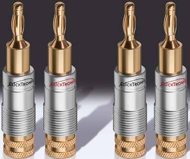 Clicktronic Lautsprecherkabel-Stecker 53983 (VE4)-0