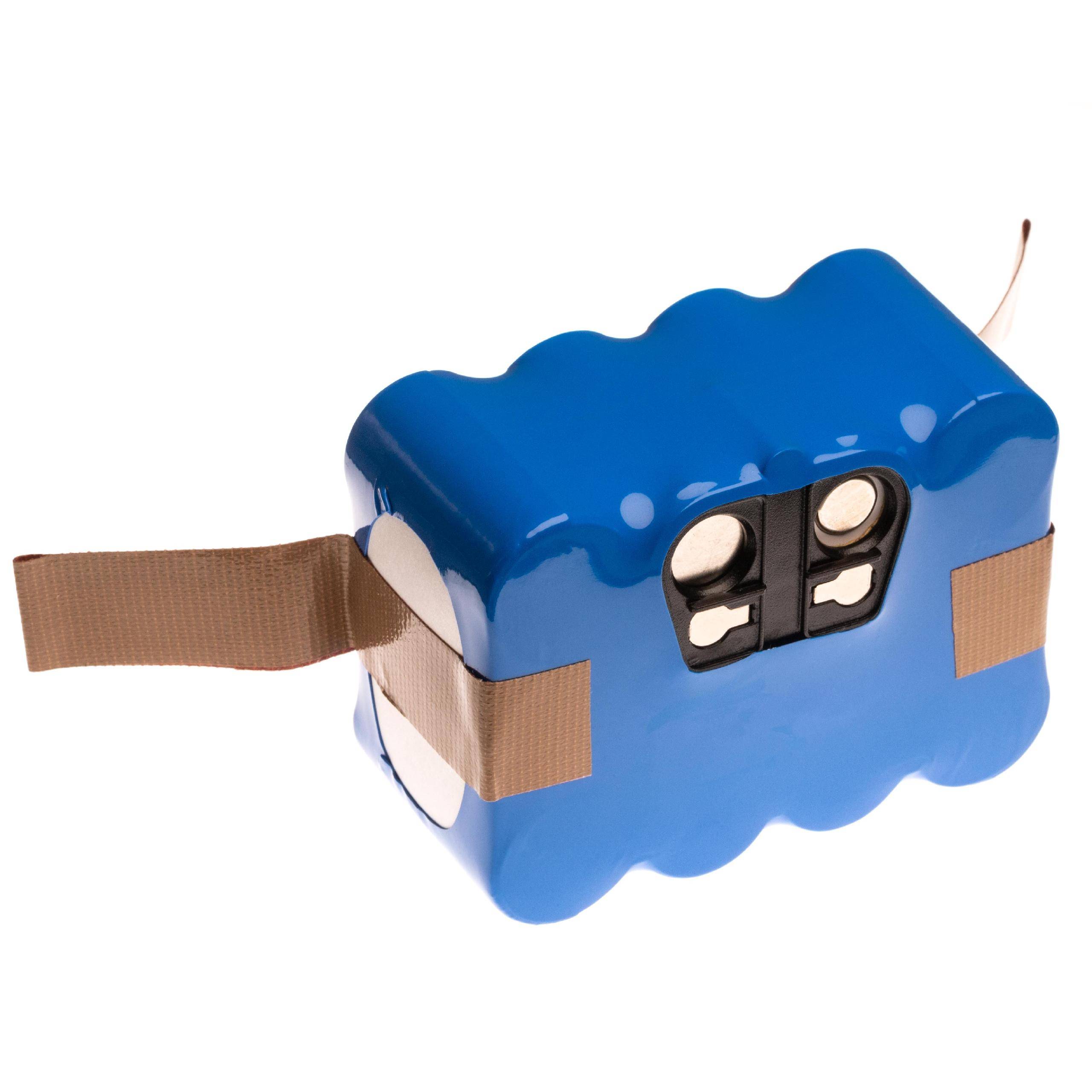 vhbw Akku kompatibel mit Zeco V700 Staubsauger Blau | (2200 mAh, 14,4 V, NiMH)-1