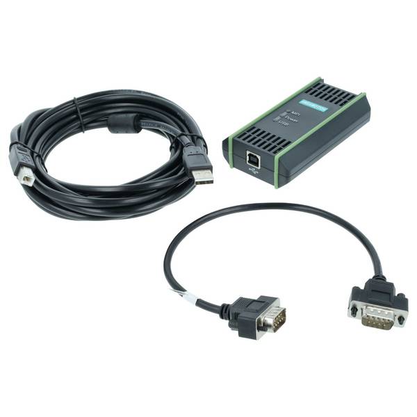 vhbw USB Programmierkabel kompatibel mit Siemens Simatic S7-200 | S7-300, S7-400 Steuerungssystem - Verbindungskabel, 5