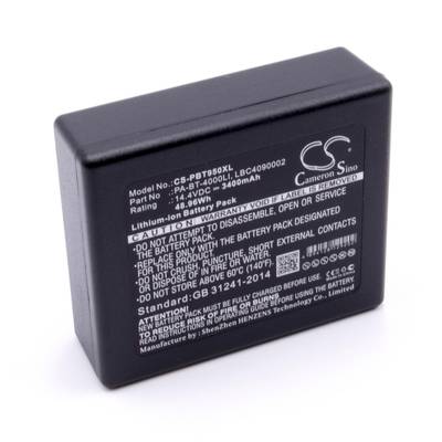 vhbw Li-Ion Akku 3400mAh (14.4V) kompatibel mit Drucker Kopierer Scanner Etiketten-Drucker Brother P-Touch PT-D800W, PT-