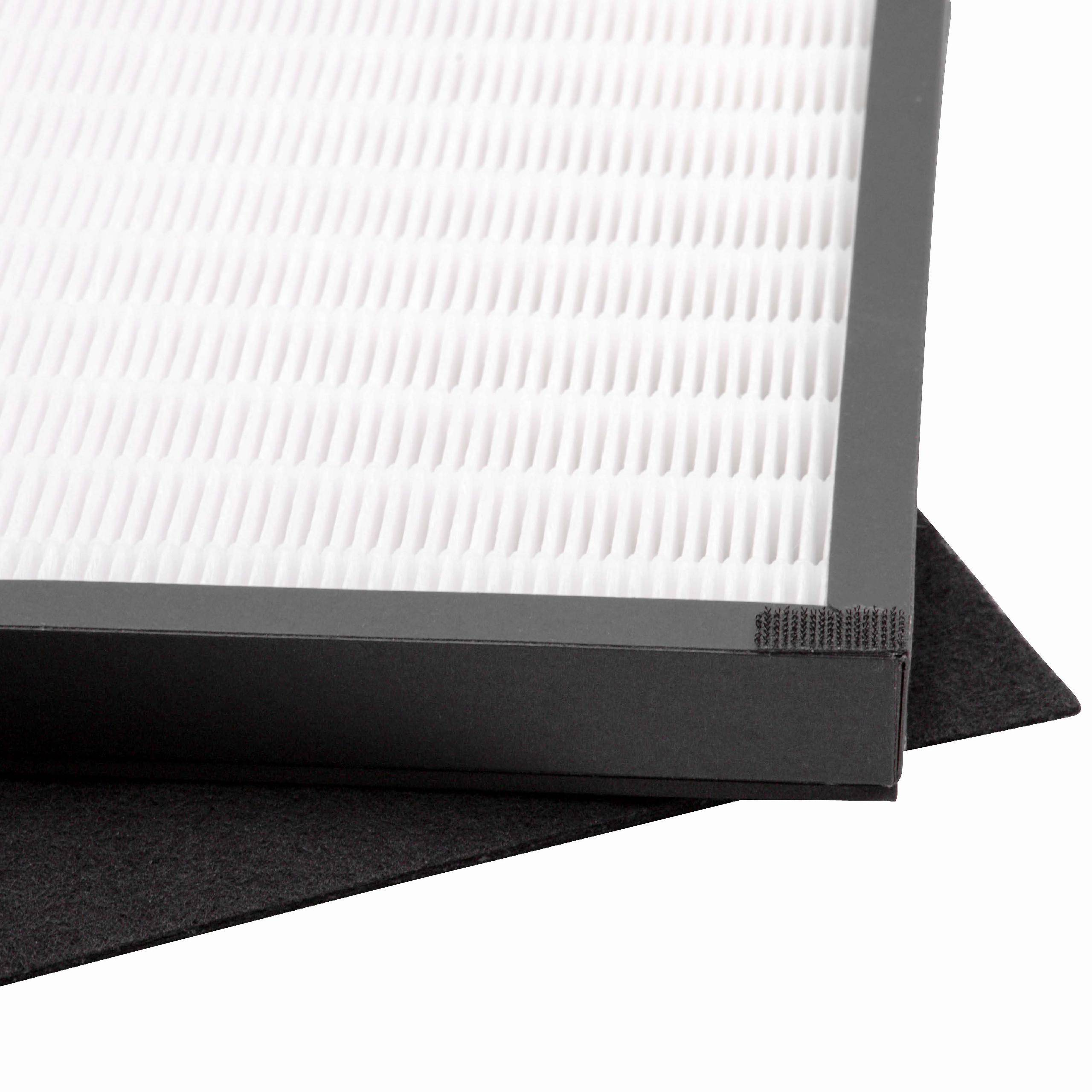 vhbw 3-teiliges Filter-Set kompatibel mit Dirt Devil Pureza AC 250 | Luftreiniger HEPA-Filter, Aktivkohlefilter-1