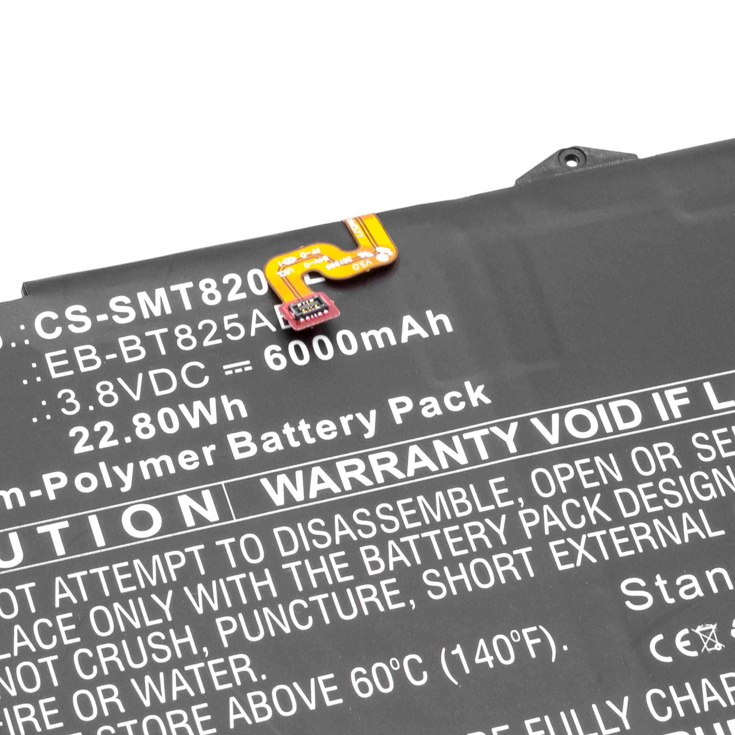 vhbw Akku kompatibel mit Samsung Galaxy Tab SM-T825Y | SM-T827V Tablet Pad (6000 mAh, 3,8 V, Li-Ion)-1
