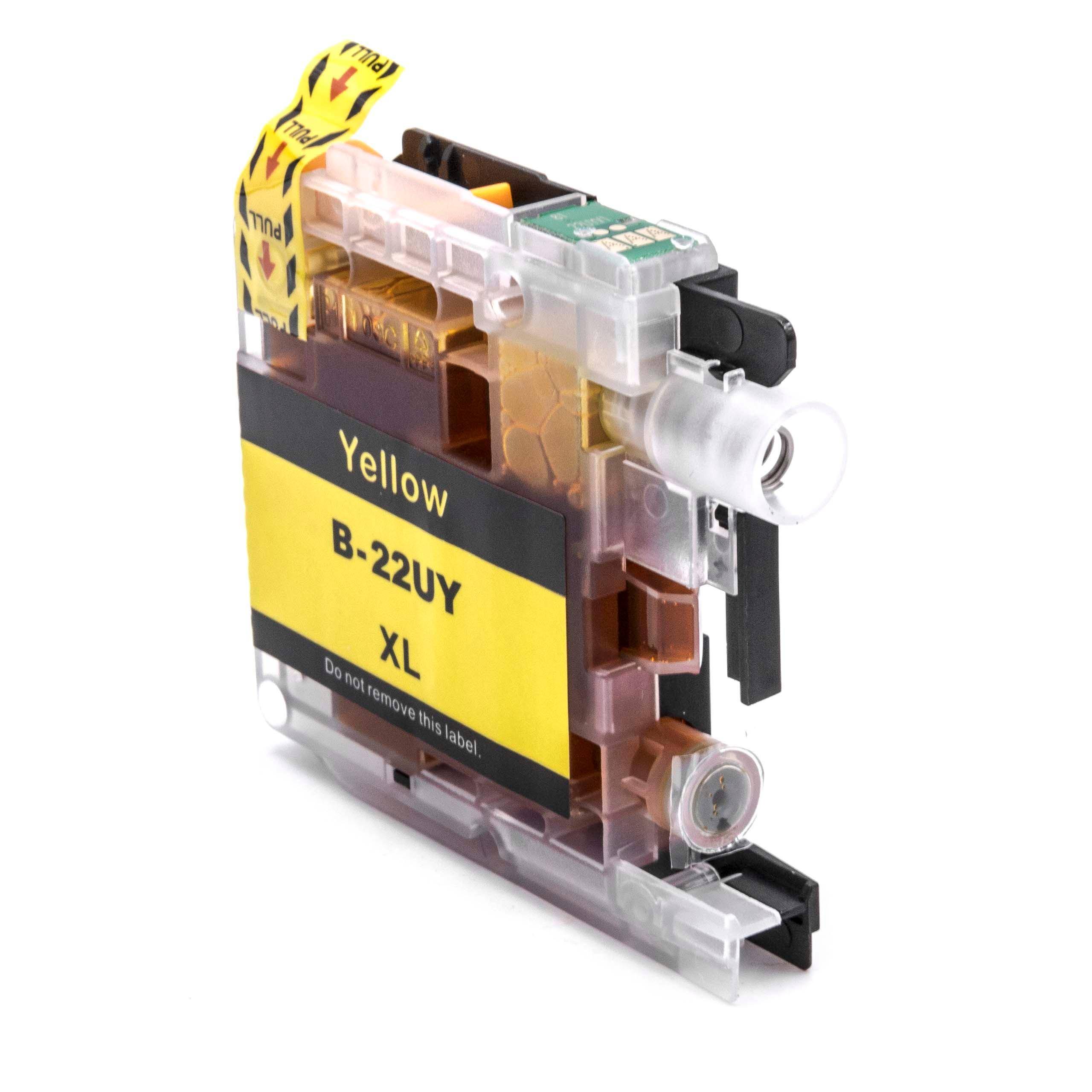 vhbw Tintenpatrone Gelb als Ersatz für Brother LC-22U Y | LC-22UY, LC-22UYXL, LC-22UY XL, LC22UY (kompatibel, 15ml +-1