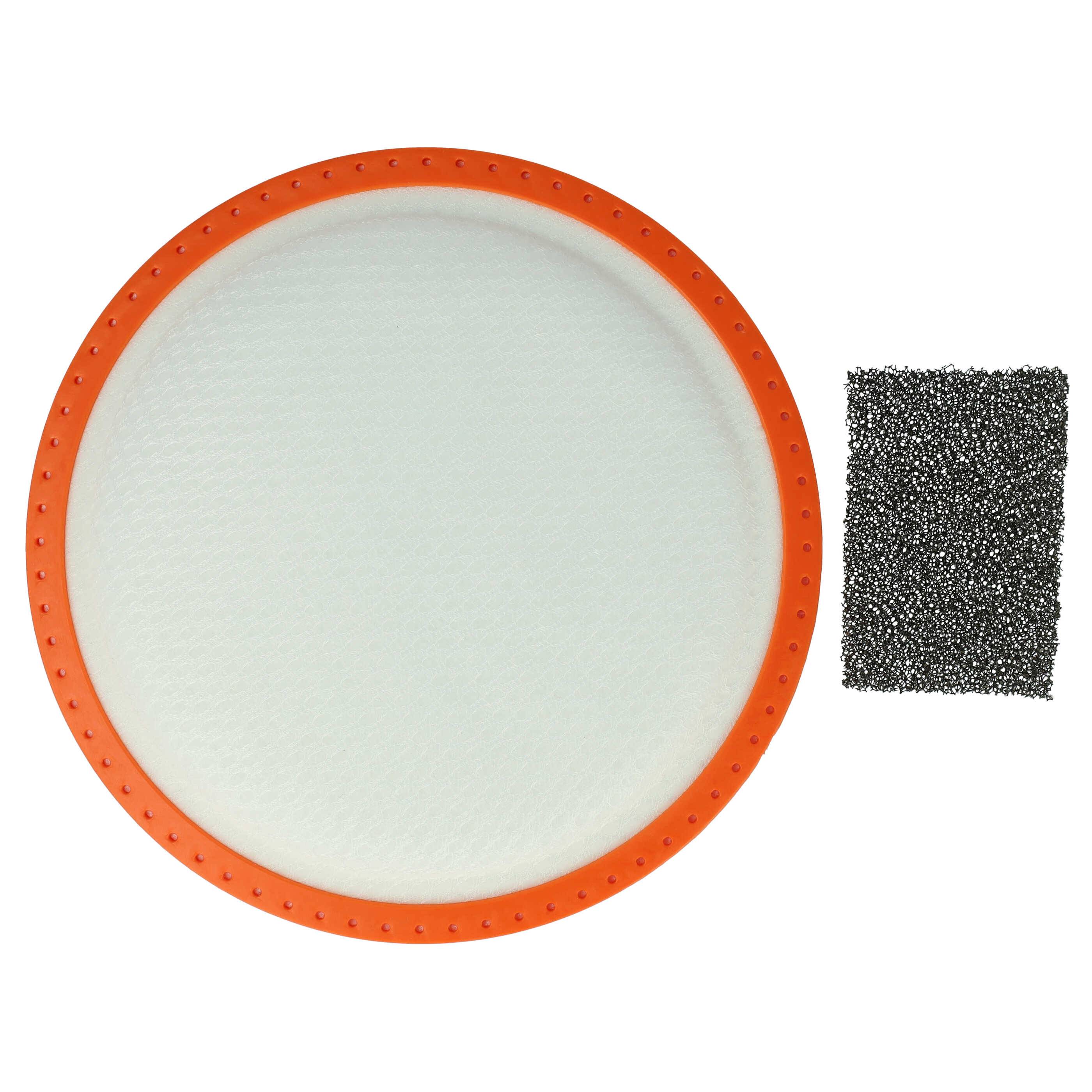 vhbw Filter-Set Ersatz für Dirt Devil 2288002 für Staubsauger - 2x Ersatz-Filter (Vormotor-Filter, Motorschutz-Filter)-0