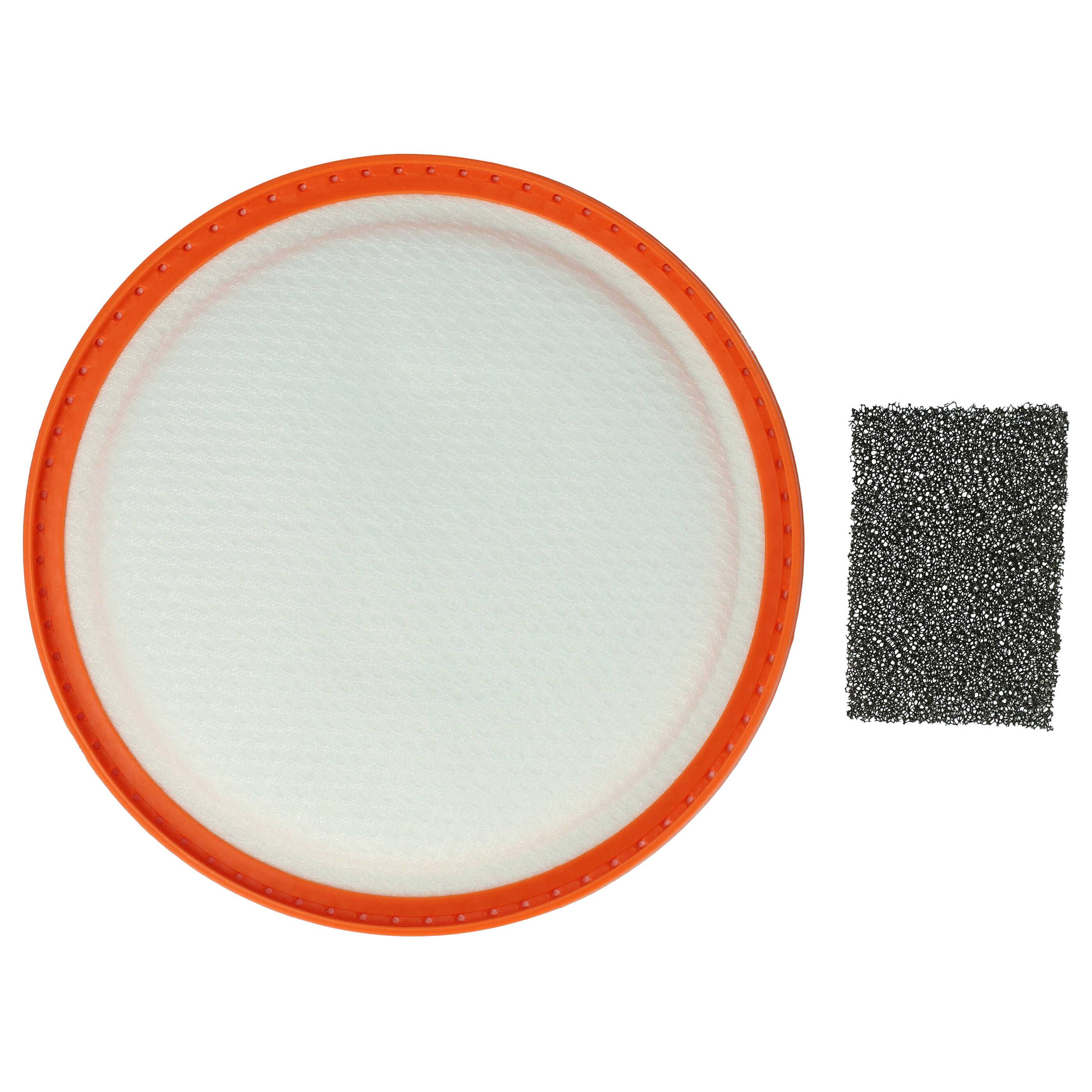 vhbw Filter-Set Ersatz für Dirt Devil 2288002 für Staubsauger - 2x Ersatz-Filter (Vormotor-Filter, Motorschutz-Filter)-2