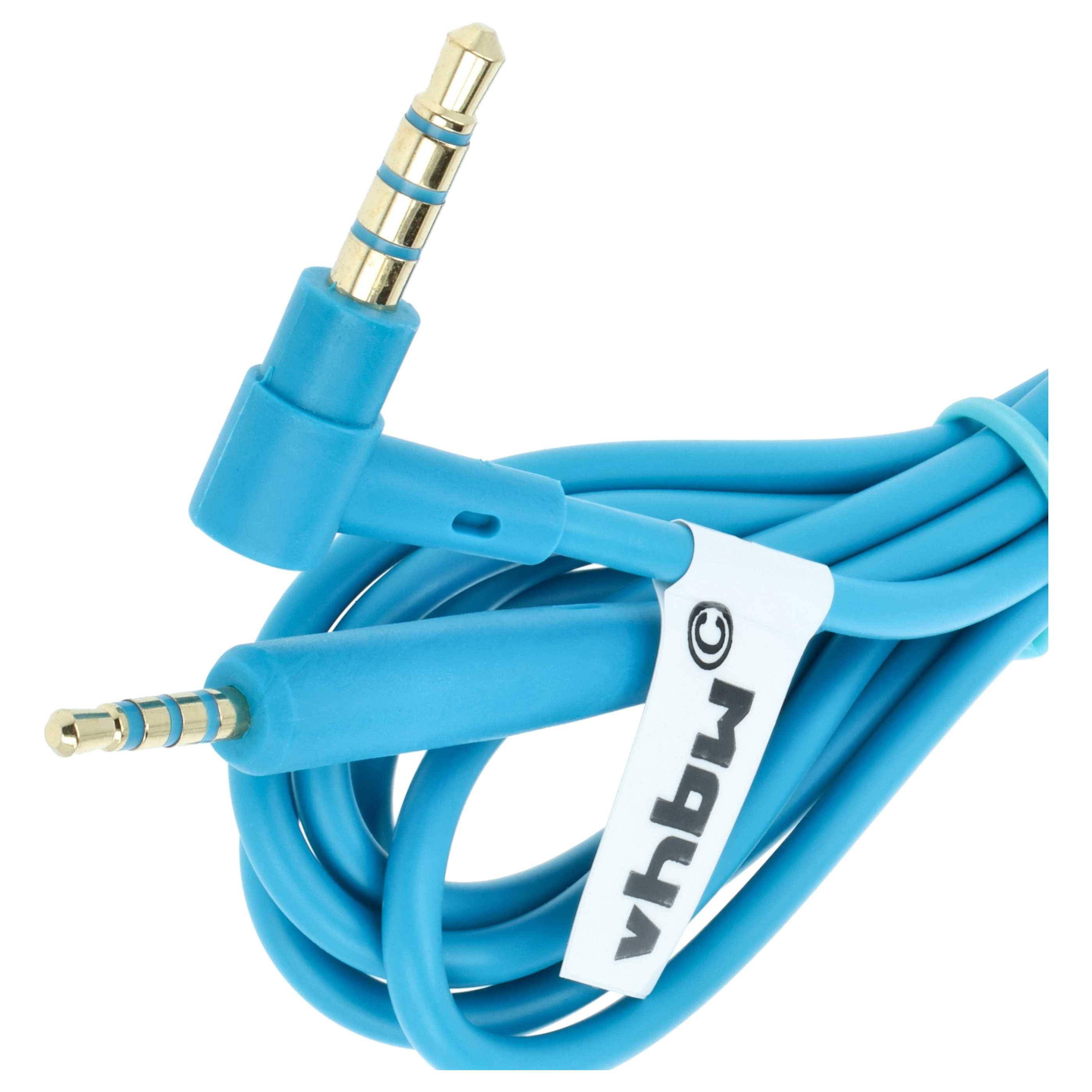 vhbw Audio AUX Kabel kompatibel mit Bose QuietComfort QC35-2 Kopfhörer | Audiokabel 3,5 mm Klinkenstecker, Mikrofon-3