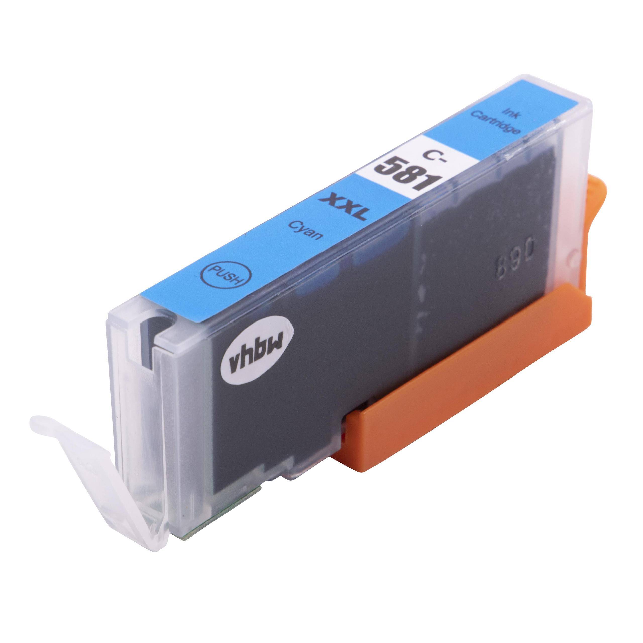 vhbw Tintenpatrone Cyan als Ersatz für Canon CLI-581XXLC | CLI-581 XXL, CLI-581PGC XXL, CLI-581 XXL C (kompatibel, 12ml-1