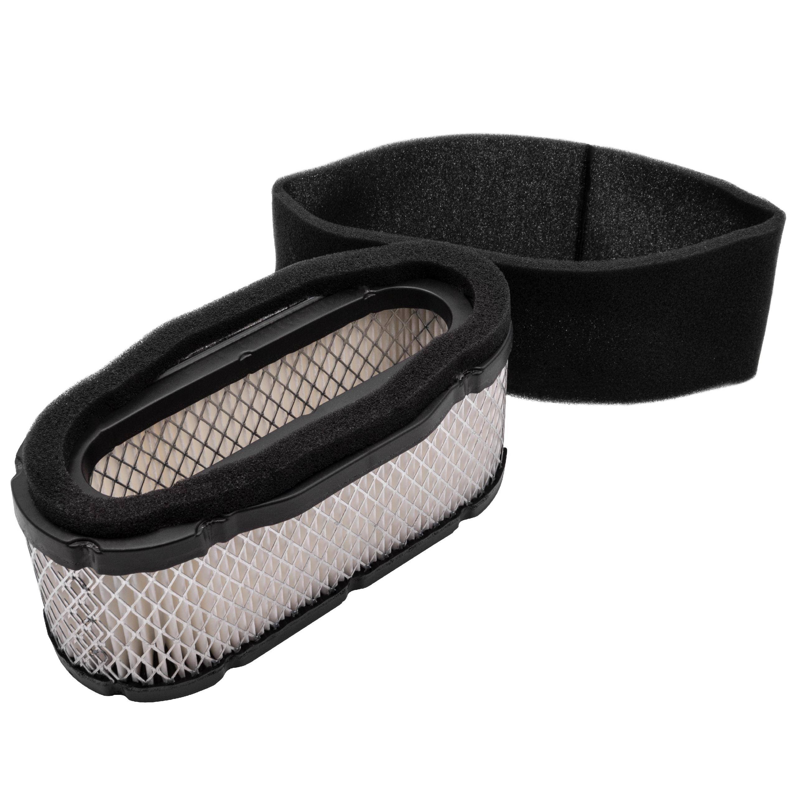 vhbw Filter-Set Ersatz für Kawasaki 11029-7015 für Rasenmäher-Motor - 2x Ersatz-Filter (1x Luftfilter, 1x Vorfilter)-1