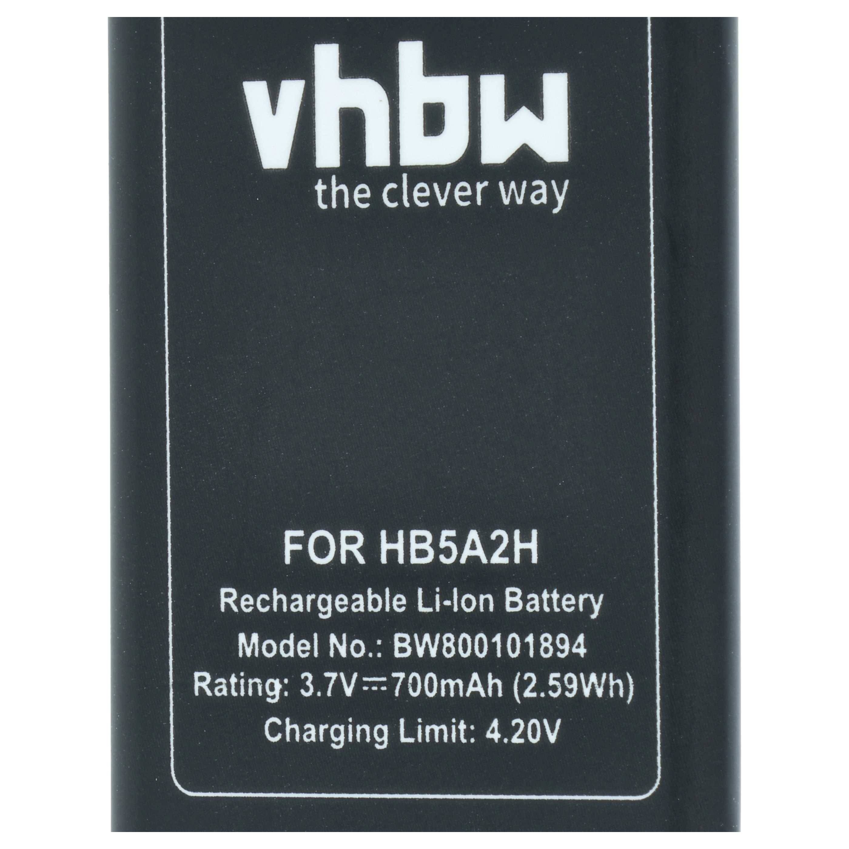 vhbw Akku Ersatz für Huawei HB5A2H | für Handy Smartphone Telefon (1100 mAh, 3,7 V, Li-Ion)-3