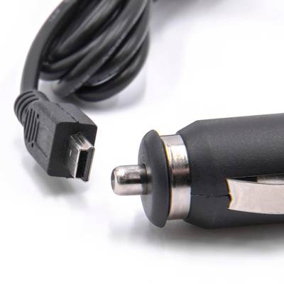 vhbw KFZ-Ladekabel kompatibel mit Handy, Telefon, Navigation -  KFZ-Ladegerät 12V Mini-USB Anschluss