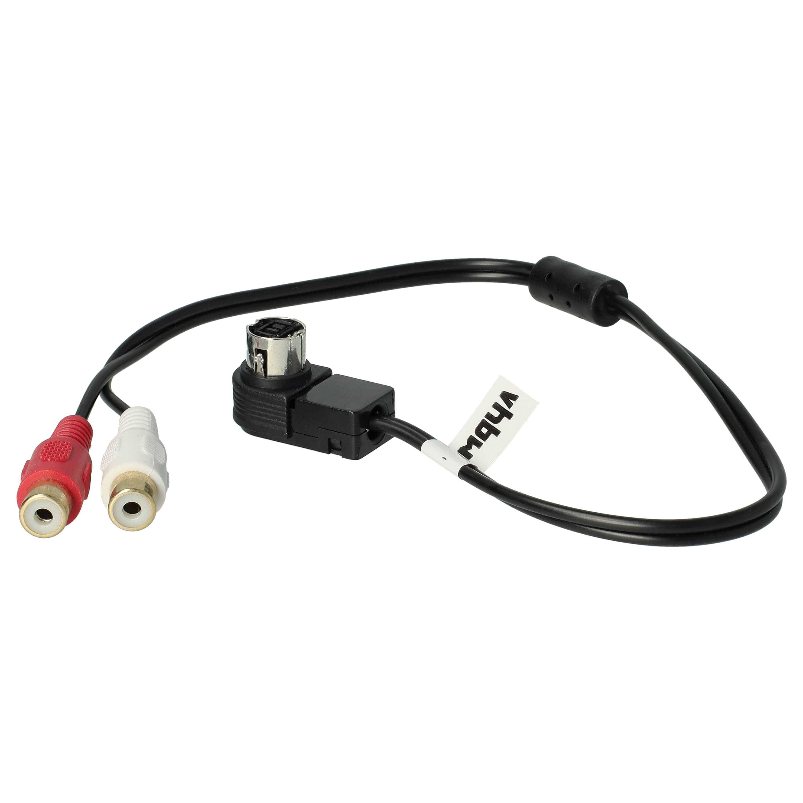 vhbw KFZ Audio Kabel kompatibel mit Alpine Gerät mit AI-Net-Funktion | Adapter, 60 cm Schwarz-0