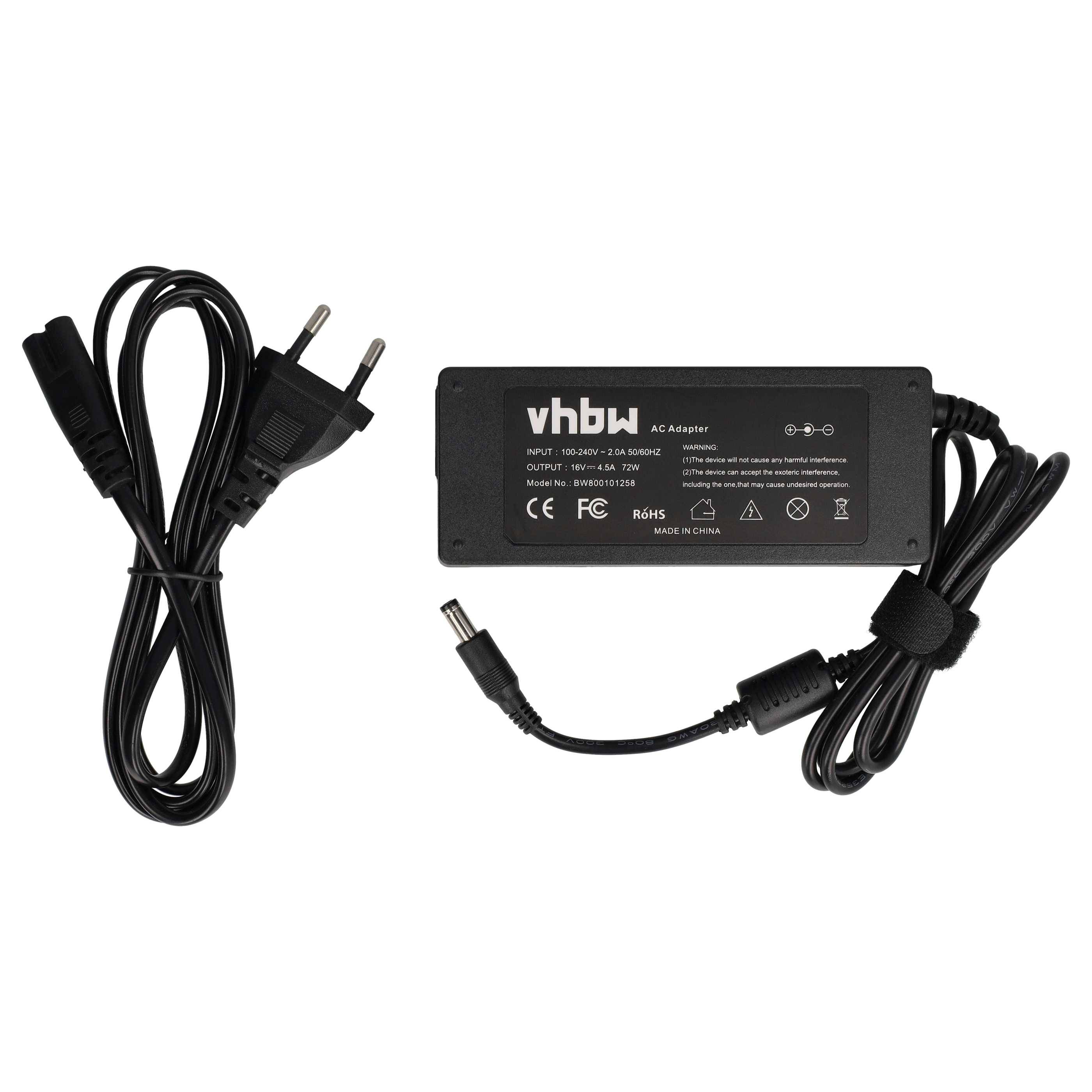 vhbw Netzteil kompatibel mit IBM Lenovo ThinkPad 390E | 390X, 385ED, 390, 385XD, 500, 385D Notebook - 16,5 cm, 72 W-0