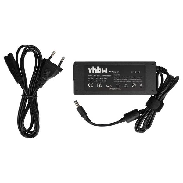 vhbw Netzteil kompatibel mit IBM Lenovo ThinkPad 390E | 390X, 385ED, 390, 385XD, 500, 385D Notebook - 16,5 cm, 72 W