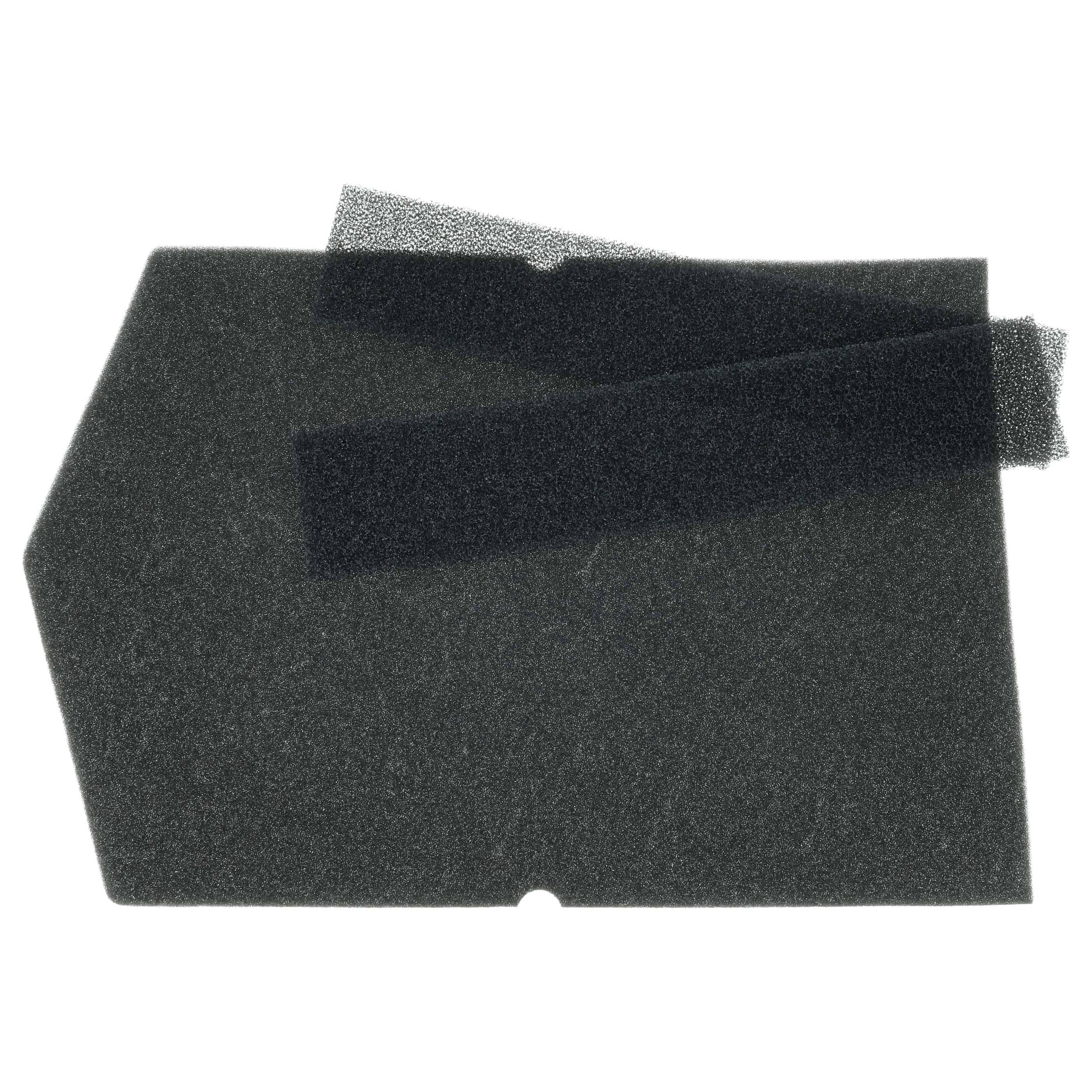 vhbw 9x Schaumfilter kompatibel mit Miele T 8847 WP EcoComfort | T 8827 WP EcoComfort, T 8826 WP EcoComfort, T 8801 WP-1