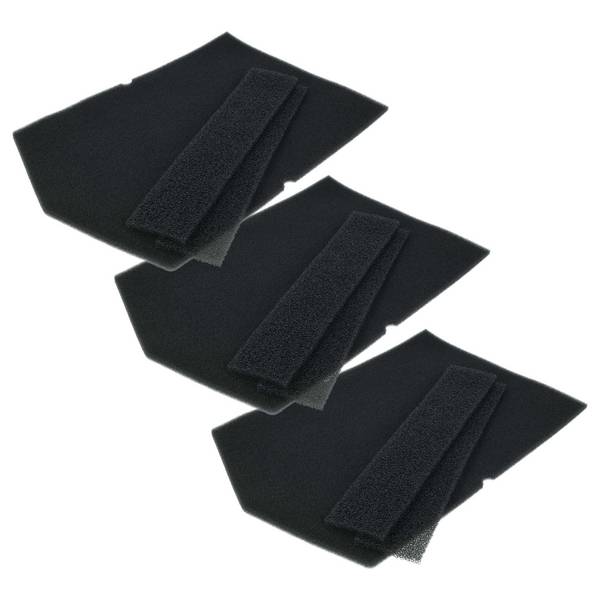 vhbw 9x Schaumfilter kompatibel mit Miele T 8847 WP EcoComfort | T 8827 WP EcoComfort, T 8826 WP EcoComfort, T 8801 WP