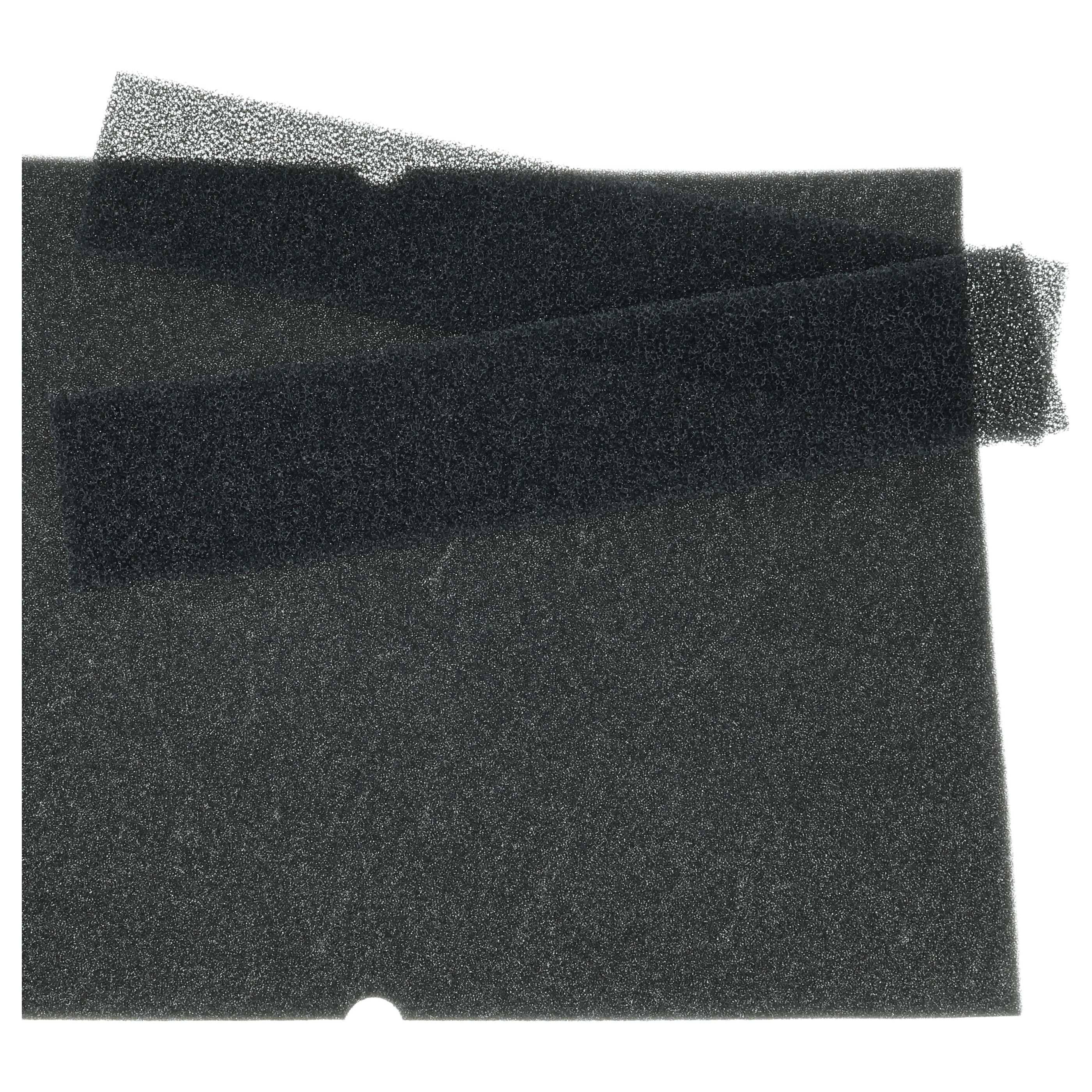 vhbw 6x Schaumfilter kompatibel mit Miele T 9767 Exclusive Edition | T 9747 WP EcoComfort, T 8997 WP EcoComfort-3