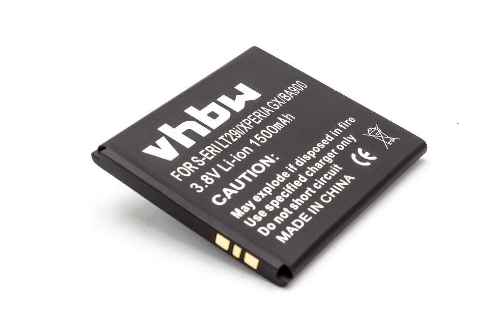 vhbw Akku kompatibel mit Sony Xperia E1 (D2005) | E1 Dual (D2105), M (C1905), L (C2105) Handy Smartphone Telefon (1500-0