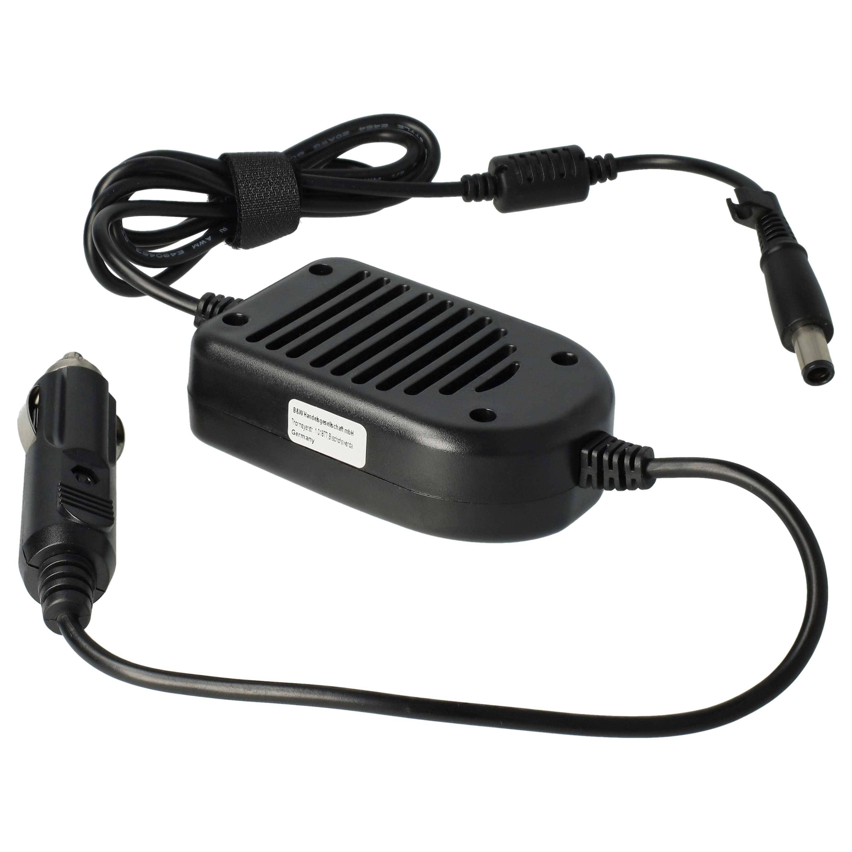 vhbw KFZ-Ladekabel kompatibel mit Dell Inspiron 1150 | 1525, 1501, 1526, 1420, 1520, 1521 Notebook - 12V Ladegerät-1