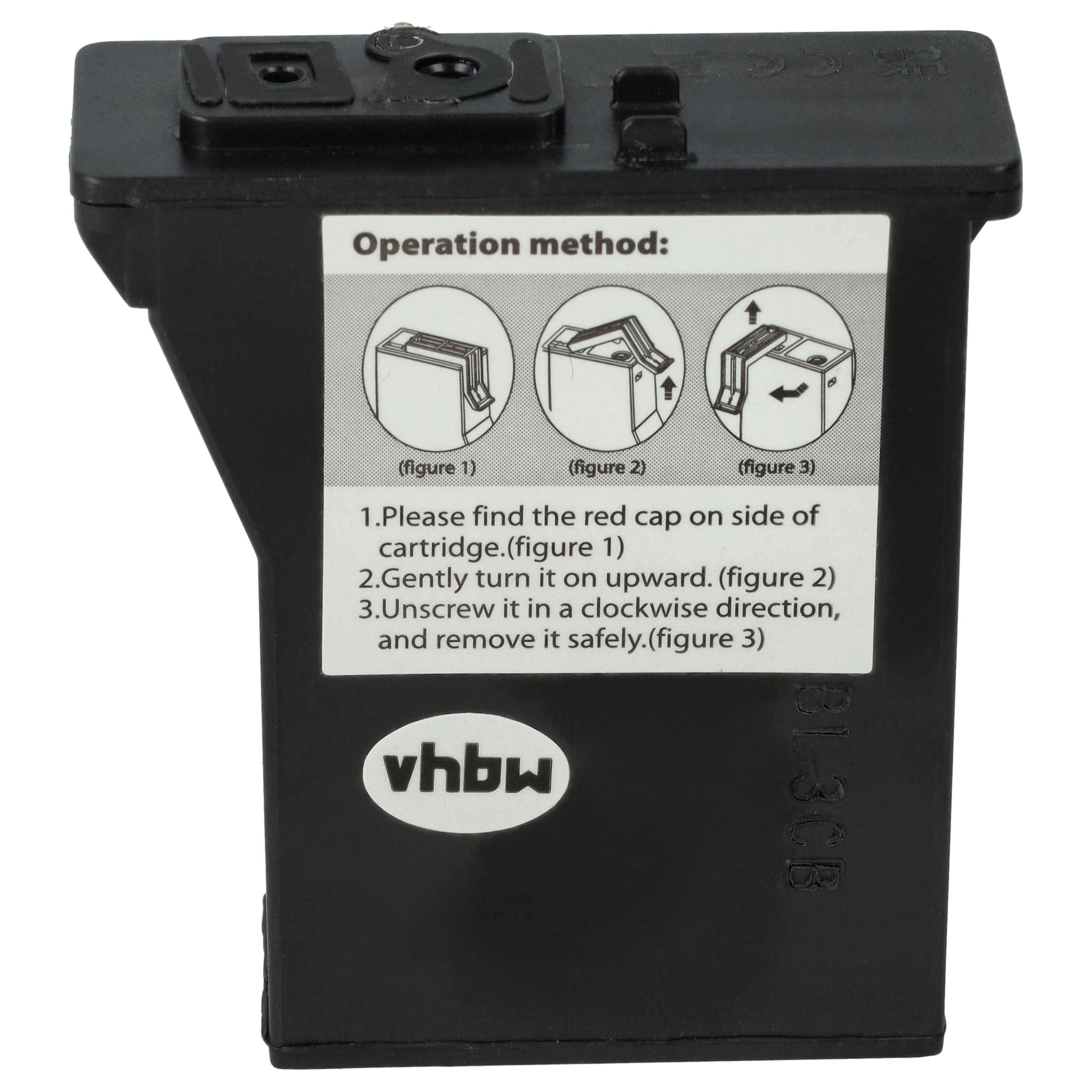 vhbw Tintenpatrone Blau kompatibel mit Pitney Bowes DM55i | DM50i, DM55, DM50, K700 Drucker (kompatibel, 25ml + Chip) --2