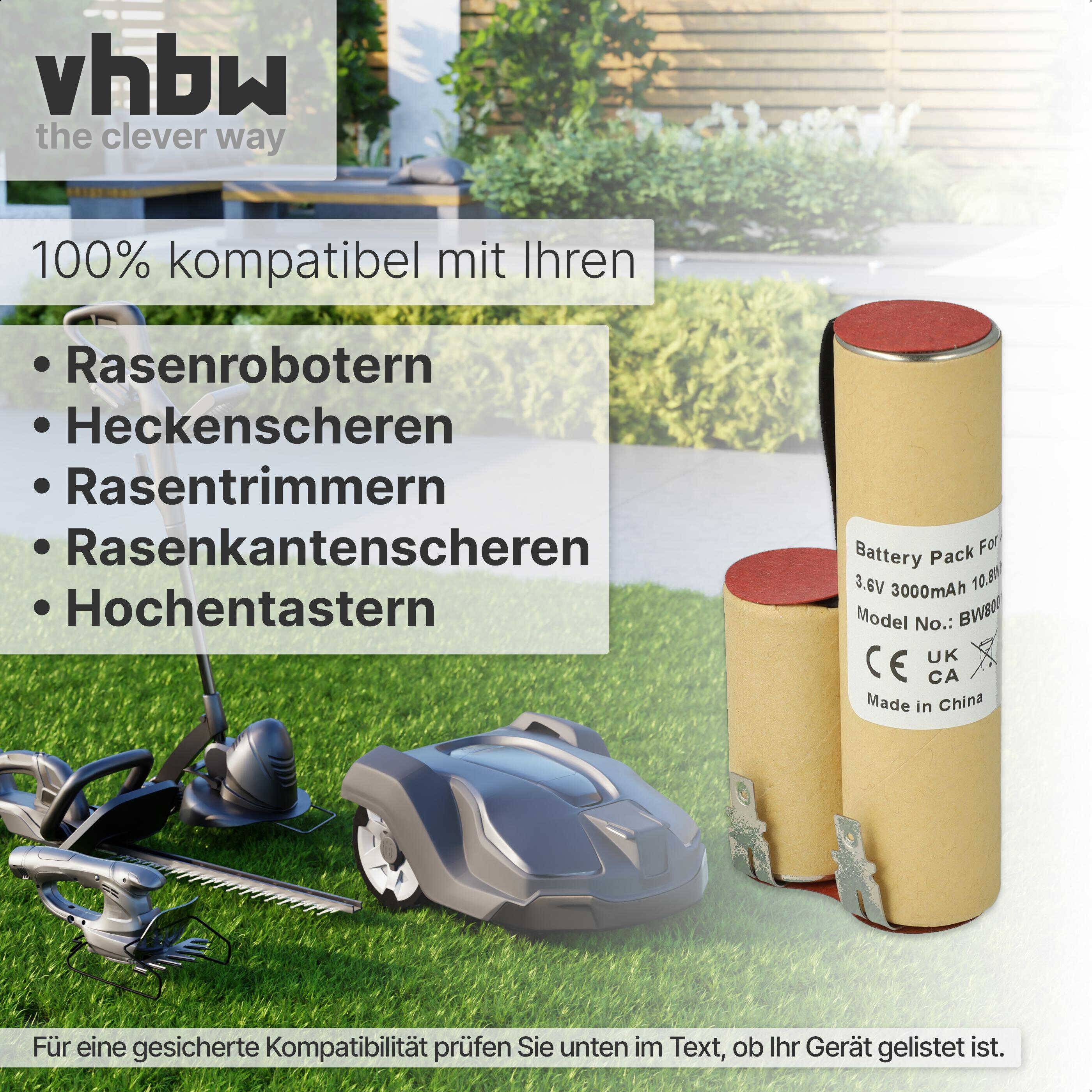 vhbw Akku kompatibel mit Gardena Rasenkantenschere Accu 3 | (Standard, 2315, 2500) Rasen-Schere Gartenschere - Ersatz-1