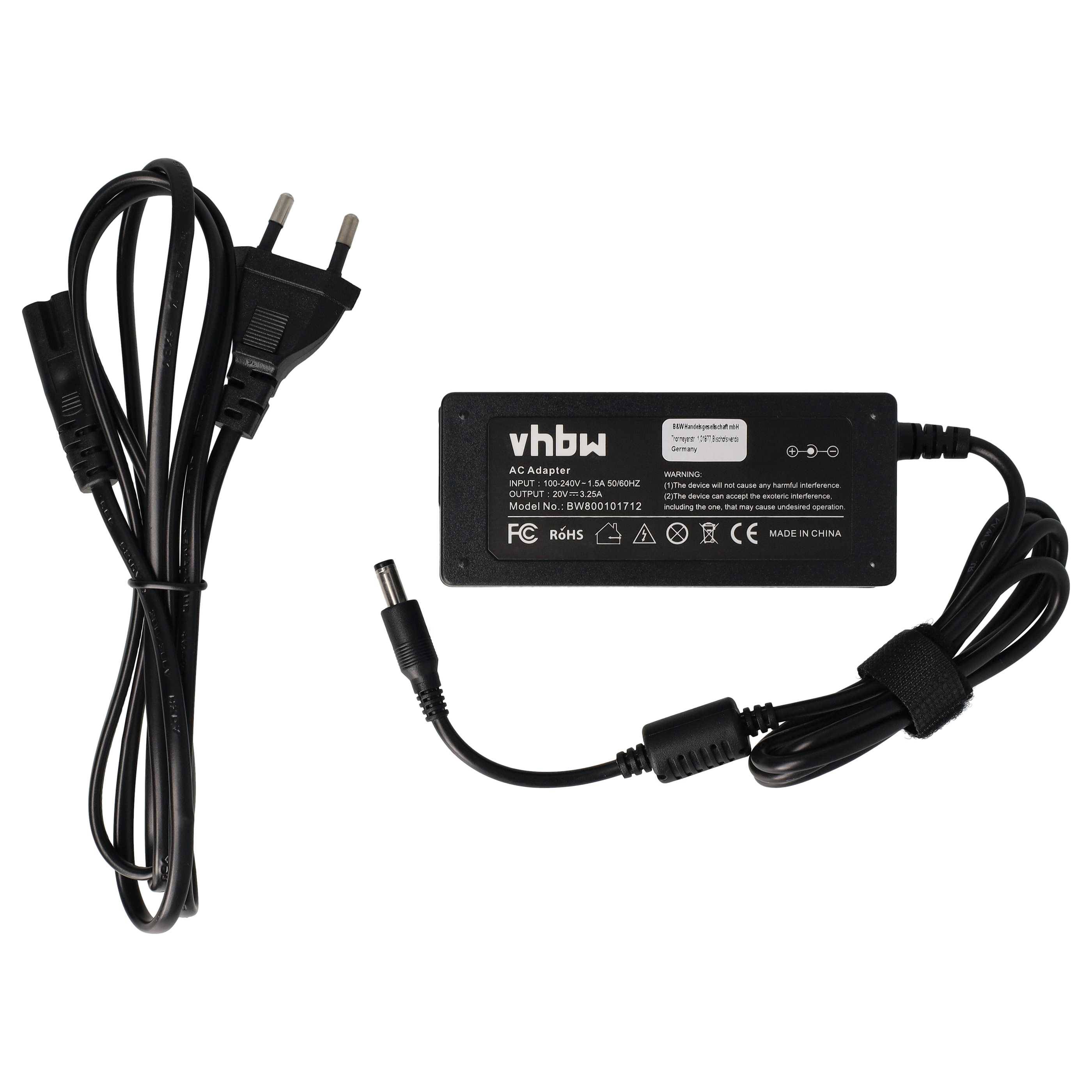 vhbw 1x Netzteil kompatibel mit Fujitsu-Siemens Amilo M 1406 | M 1405, Li3710, Li 3910, Li 3710, Li3910, M 1415G-0