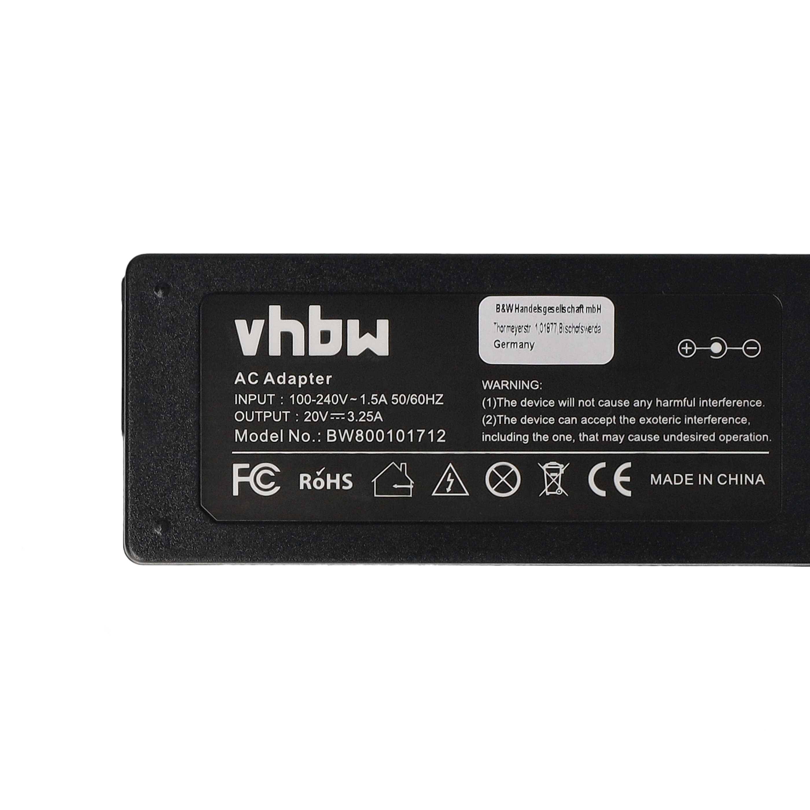 vhbw 1x Netzteil kompatibel mit Fujitsu-Siemens Amilo M 1406 | M 1405, Li3710, Li 3910, Li 3710, Li3910, M 1415G-5