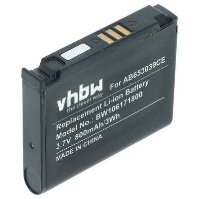 vhbw Akku kompatibel mit Samsung GT-S7330 | GT-M6710 Beat Disc, SGH-E950, SGH-A551, GT-S3310 Handy Smartphone Telefon-0